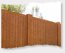 Wood fence installation Northwest Arkansas.