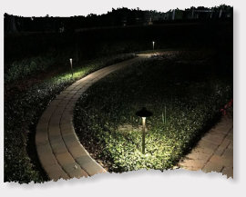 Landscape lighting and path paver installation Northwest Arkansas.