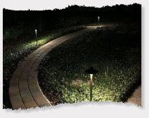 Landscape lighting and path paver installation Northwest Arkansas.